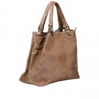 Handtasche Flechtprägung Taupe, Farbe: taupe/khaki, Marke: Hausfelder Manufaktur, EAN: 4065646028074, Abmessungen in cm: 32x30x16, Bild 2 von 7