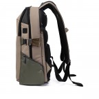 Rucksack Commute Rail Eco mit Laptopfach 15.6 Vintage Beige, Farbe: beige, Marke: Hedgren, EAN: 5413507235410, Abmessungen in cm: 32x43x18, Bild 3 von 20