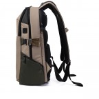 Rucksack Commute Rail Eco mit Laptopfach 15.6 Vintage Beige, Farbe: beige, Marke: Hedgren, EAN: 5413507235410, Abmessungen in cm: 32x43x18, Bild 3 von 20