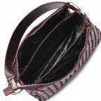 Umhängetasche Salerno Eleonora Barolo, Farbe: rot/weinrot, Marke: Adax, Abmessungen in cm: 27x16.5x8, Bild 8 von 8