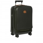 Koffer Taormina erweiterbar mit Laptopfach Größe 55 cm Olive, Farbe: grün/oliv, Marke: Brics, EAN: 8016623974859, Abmessungen in cm: 40x55x22, Bild 6 von 12