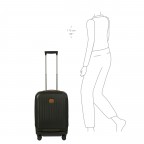 Koffer Taormina erweiterbar mit Laptopfach Größe 55 cm Olive, Farbe: grün/oliv, Marke: Brics, EAN: 8016623974859, Abmessungen in cm: 40x55x22, Bild 8 von 12