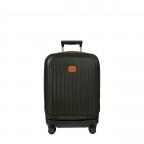 Koffer Taormina erweiterbar mit Laptopfach Größe 55 cm Olive, Farbe: grün/oliv, Marke: Brics, EAN: 8016623974859, Abmessungen in cm: 40x55x22, Bild 1 von 12