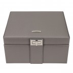 Schmuckkasten Marvella M 803980 Ash, Farbe: grau, Marke: Windrose, EAN: 4031604015608, Abmessungen in cm: 21.5x20.5x11.5, Bild 2 von 9