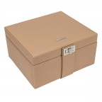 Schmuckkasten Marvella M 803980 Camel, Farbe: cognac, Marke: Windrose, EAN: 4031604015615, Abmessungen in cm: 21.5x20.5x11.5, Bild 3 von 9