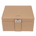 Schmuckkasten Marvella M 803980 Camel, Farbe: cognac, Marke: Windrose, EAN: 4031604015615, Abmessungen in cm: 21.5x20.5x11.5, Bild 2 von 9