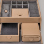 Schmuckkasten Marvella M 803980 Camel, Farbe: cognac, Marke: Windrose, EAN: 4031604015615, Abmessungen in cm: 21.5x20.5x11.5, Bild 7 von 9