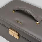 Schmuckkasten Fleur Venice Emma mit drei Etagen Grau Schwarz, Farbe: grau, Marke: Windrose, EAN: 4031604015547, Abmessungen in cm: 22x14x11.5, Bild 6 von 6