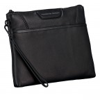 Handgelenktasche Roadster Leather Evo Clutch mit Griffschlaufe Black, Farbe: schwarz, Marke: Porsche Design, EAN: 4056487093871, Abmessungen in cm: 28x22x3, Bild 2 von 5