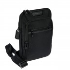 Umhängetasche Roadster Nylon Evo Shoulderbag S Black, Farbe: schwarz, Marke: Porsche Design, EAN: 4056487110080, Abmessungen in cm: 21x27x3, Bild 2 von 7
