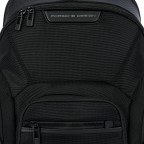 Rucksack Roadster Nylon Evo Backpack M Black, Farbe: schwarz, Marke: Porsche Design, EAN: 4056487110127, Abmessungen in cm: 33x40x19, Bild 9 von 9