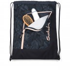 Sportbeutel Midnight Jungle, Farbe: schwarz, Marke: Satch, EAN: 4057081224258, Abmessungen in cm: 33x44x1, Bild 2 von 4