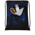 Sportbeutel Seismic Blue, Farbe: blau/petrol, Marke: Satch, EAN: 4057081224265, Abmessungen in cm: 33x44x1, Bild 2 von 4