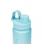 Trinkflasche Edelstahl Volumen 0,5 Liter Light Blue Graffiti, Farbe: blau/petrol, Marke: Satch, EAN: 4057081233847, Abmessungen in cm: 7x23.5x7, Bild 2 von 5