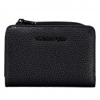 Geldbörse Mellow Leather FZP77 Nero, Farbe: schwarz, Marke: Mandarina Duck, EAN: 8032803842497, Abmessungen in cm: 12x8.5x2, Bild 1 von 4