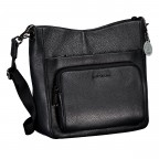 Umhängetasche Mellow Leather FZT10 Black, Farbe: schwarz, Marke: Mandarina Duck, EAN: 8032803837240, Abmessungen in cm: 25x25x9, Bild 2 von 6