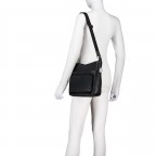 Umhängetasche Mellow Leather FZT10 Black, Farbe: schwarz, Marke: Mandarina Duck, EAN: 8032803837240, Abmessungen in cm: 25x25x9, Bild 4 von 6