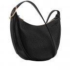 Beuteltasche Le Foulonné S Black, Farbe: schwarz, Marke: Longchamp, EAN: 3597922846665, Abmessungen in cm: 25x16x7.5, Bild 2 von 7