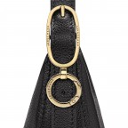 Beuteltasche Le Foulonné S Black, Farbe: schwarz, Marke: Longchamp, EAN: 3597922846665, Abmessungen in cm: 25x16x7.5, Bild 7 von 7