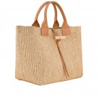 Korbtasche Roseau Raphia Shopper L Vegetal, Farbe: cognac, Marke: Longchamp, EAN: 3597922899227, Abmessungen in cm: 34x29x17, Bild 2 von 5