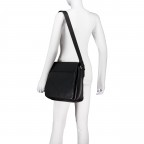 Kuriertasche Frankfurt Shoulder Bag M Black, Farbe: schwarz, Marke: Jost, EAN: 4025307809213, Abmessungen in cm: 33.5x30.5x11.5, Bild 6 von 8