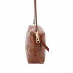 Umhängetasche Maxi Cocco Kaia Caramel Cognac, Farbe: cognac, Marke: Abro, EAN: 4067278882123, Abmessungen in cm: 22x15x7, Bild 3 von 8