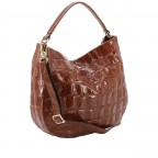 Beuteltasche Maxi Cocco Mia Caramel Cognac, Farbe: cognac, Marke: Abro, EAN: 4067278879390, Abmessungen in cm: 35x29.5x8.5, Bild 4 von 8