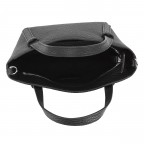 Handtasche Cosmo Mini Black Nickel, Farbe: schwarz, Marke: Abro, EAN: 4067278855356, Abmessungen in cm: 15.5x13x11, Bild 8 von 8