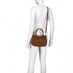 Tasche Jill Handbag Wood, Farbe: braun, Marke: Abro, EAN: 4067278845098, Abmessungen in cm: 24x18x8, Bild 7 von 8