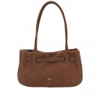 Shopper Jill Shoulderbag Suede Wood, Farbe: braun, Marke: Abro, EAN: 4067278845081, Abmessungen in cm: 32x20x10, Bild 4 von 6