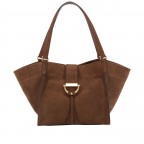 Shopper Temi Suede Wood, Farbe: braun, Marke: Abro, EAN: 4067278882253, Abmessungen in cm: 48x25x12, Bild 1 von 9