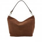 Beuteltasche Ebony Hobo Suede Wood, Farbe: braun, Marke: Abro, EAN: 4067278891774, Abmessungen in cm: 39x26x16, Bild 3 von 8