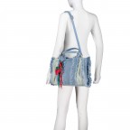 Handtasche Kally 17190 Light Blue, Farbe: blau/petrol, Marke: Suri Frey, EAN: 4056185244094, Abmessungen in cm: 34x24x14, Bild 5 von 8