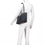 Shopper Janie 4G-Logo Coal, Farbe: anthrazit, Marke: Guess, EAN: 0198659053628, Abmessungen in cm: 35x23.5x10, Bild 4 von 5