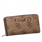 Geldbörse Janie 4G-Logo Latte, Farbe: braun, Marke: Guess, EAN: 0198659053598, Abmessungen in cm: 20.5x10x2.5, Bild 2 von 4