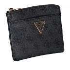 Schlüsseletui / Geldbörse Laurel II 4G-Logo Coal, Farbe: anthrazit, Marke: Guess, EAN: 0198659050375, Abmessungen in cm: 16.5x11.5x2, Bild 3 von 5