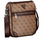 Umhängetasche Milano Beige Cognac, Farbe: braun, Marke: Guess, EAN: 7625826033358, Abmessungen in cm: 21.5x24x6, Bild 2 von 6