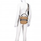 Umhängetasche Boho Naturale Nero, Farbe: cognac, Marke: Valentino Bags, EAN: 8051941105622, Abmessungen in cm: 15x18.5x15, Bild 6 von 7