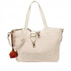 Shopper Courmayeur mit zwei Schulterriemen Ecru, Farbe: beige, Marke: Valentino Bags, EAN: 8051941105653, Abmessungen in cm: 33x32x14.5, Bild 1 von 8