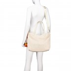Shopper Courmayeur mit zwei Schulterriemen Ecru, Farbe: beige, Marke: Valentino Bags, EAN: 8051941105653, Abmessungen in cm: 33x32x14.5, Bild 7 von 8