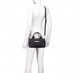 Handtasche Dione Relove Recycle Nero, Farbe: schwarz, Marke: Valentino Bags, EAN: 8051941107411, Abmessungen in cm: 25x14x9, Bild 6 von 8