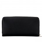 Geldbörse Ebe Nero, Farbe: schwarz, Marke: Valentino Bags, EAN: 8051941103338, Abmessungen in cm: 19.2x10.5x2.7, Bild 3 von 4