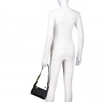 Umhängetasche Helen Nero, Farbe: schwarz, Marke: Valentino Bags, EAN: 8051941105950, Abmessungen in cm: 18.5x11x10.5, Bild 4 von 8