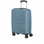 Koffer Flytwist Spinner 55 erweiterbar Storm Blue, Farbe: blau/petrol, Marke: American Tourister, EAN: 5400520329394, Abmessungen in cm: 40x55x20, Bild 3 von 15