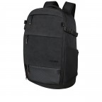 Rucksack Pacepro Laptop Backpack 17.3 Zoll erweiterbar Flash Black, Farbe: schwarz, Marke: American Tourister, EAN: 5400520357434, Abmessungen in cm: 33x53x23.5, Bild 2 von 13