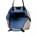 Shopper Reverse mit Wendefunktion Azzur Multicolor, Farbe: blau/petrol, Marke: Valentino Bags, EAN: 8051941110183, Abmessungen in cm: 31.5x27.5x22, Bild 5 von 6