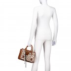 Handtasche Tyle Cuoio Multicolor, Farbe: cognac, Marke: Valentino Bags, EAN: 8051941109736, Abmessungen in cm: 25.3x18.5x13, Bild 4 von 7