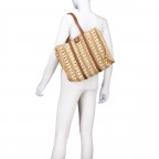 Korbtasche Beyond Tote RF Open White, Farbe: cognac, Marke: BOSS, EAN: 4063548829225, Abmessungen in cm: 40x27x15.5, Bild 4 von 5