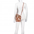 Beuteltasche Azurra S Cognac Brown, Farbe: cognac, Marke: AIGNER, EAN: 4055539681462, Abmessungen in cm: 15.5x17.5x15.5, Bild 5 von 6