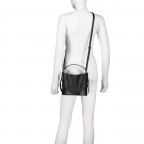 Beuteltasche Deborah S Black, Farbe: schwarz, Marke: AIGNER, EAN: 4055539681288, Abmessungen in cm: 21x19x12.5, Bild 5 von 6